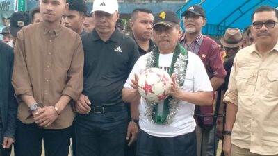 Bachrun Dukung Pengembangan Sepak Bola di Bumi Sowite