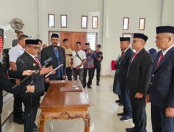 Pj Bupati Mubar La Ode Butolo Lantik 3 Penjabat Eselon II, Sekretaris DLH Naik Jabatan Sebagai Kadis