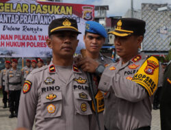 Jelang Pilkada 2024, Polres Baubau Gelar Apel Pasukan Ops Mantap Praja Anoa 2024