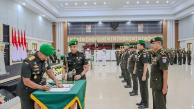 Pangdam Tanjungpura Pimpin Sertijab Asops Kasdam XII/Tpr