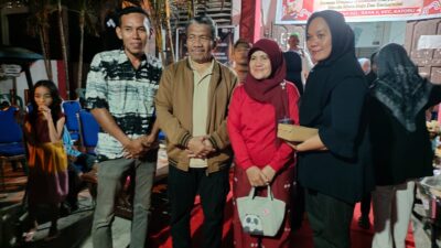 Warga Raha II Antusias Sambut Bachrun Saat Ramah Tamah Lomba Antar RW