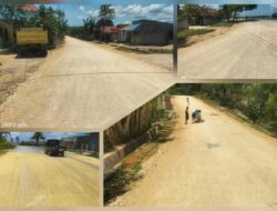 Bukan Sekedar Janji, Sebelum Cuti Bachrun Instruksikan Perbaikan jalan Desa Lagasa dan Ghone Balano