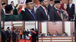 Empat Pimpinan DPRD Sultra Ucapkan Sumpah/Janji, Ini Pesan PJ Gubernur Andap