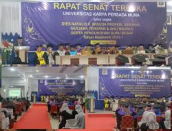 Universitas Karya Persada Muna Gelar Prosesi Wisuda, Plt Bupati Bachrun: Jadilah Sarjana Emas