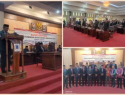 Paripurna DPRD, Bupati Muna Bachrun Sampaikan Pidato Perdana, Tingkatkan Ekonomi Hingga Tuntaskan Masalah Sampah