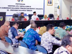 Menteri Nusron Beri Pengarahan Kepala Daerah Se-Provinsi Sulteng, Harap Sinergi Antara Pusat dan Daerah Wujudkan Modernisasi Pertanahan