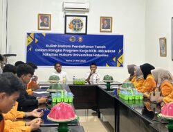 Terima Kunjungan Mahasiswa FH UHO, Kepala Pertanahan Muna Paparkan Penyelenggaraan Pendaftaran Tanah