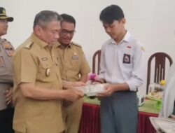 Bupati dan Wakil Bupati Muna Launching Program Makanan Bergizi, 1.368 Siswa Jadi Penerima Manfaat