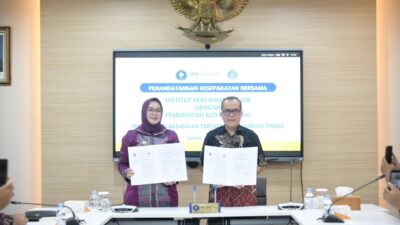 Pemkot Kendari dan IPB Tandatangani MoU Kembangkan Data Kelurahan Presisi