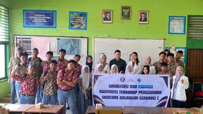 Mahasiswa PSPPA Angkatan XIII UHO Gelar Sosialisasi dan Edukasi Awerness di SMAN 6 Kendari, Target Generasi Z Pengguna Skincare