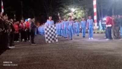 Bupati Muna Resmi Melepas Peserta Tri Lomba Juang 45 Km Tingkat SMA
