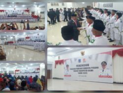 Kukuhkan Paskibraka Tingkat Kabupaten Muna, Bupati Bachrun: Momen Meyakinkan Diri Sebagai Anak-Anak Muda Berprestasi