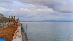 Proyek Pengamanan Pantai SOR La Ode Pandu, PT PJP Optimis Rampung Tepat Waktu