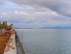 Proyek Pengamanan Pantai SOR La Ode Pandu, PT PJP Optimis Rampung Tepat Waktu